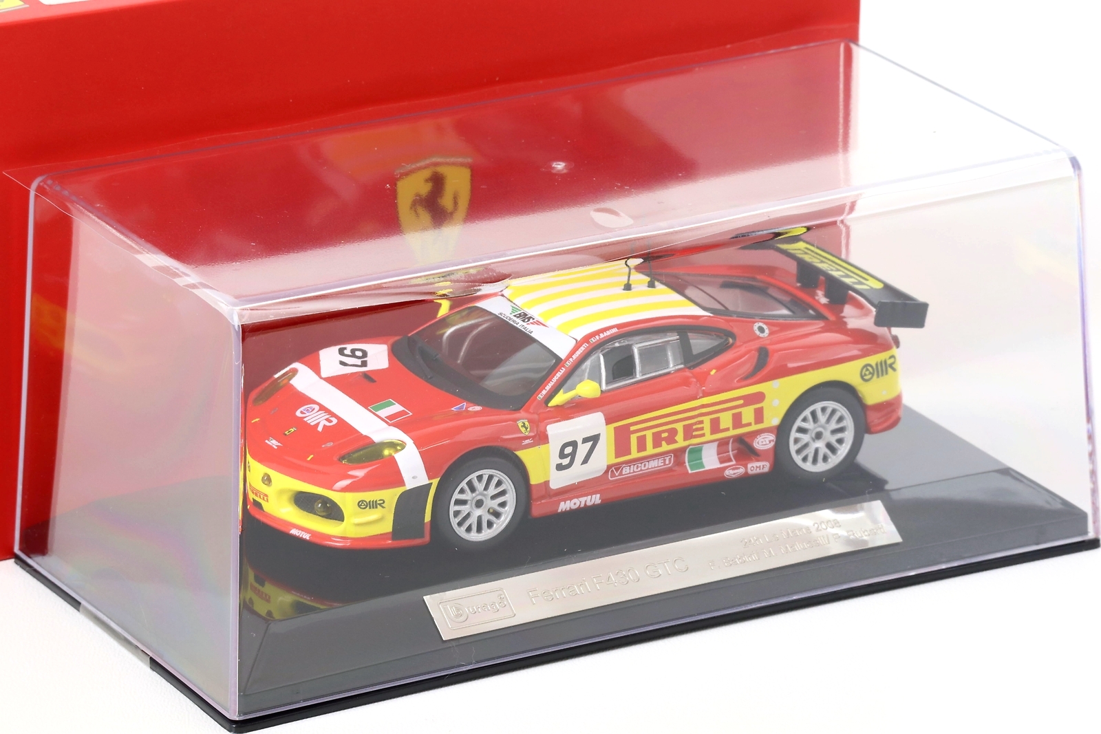 Ferrari F430 GTC #97 Ruberti/Bubini/Malocelli 24h LeMans 2008 1:43 Bburago