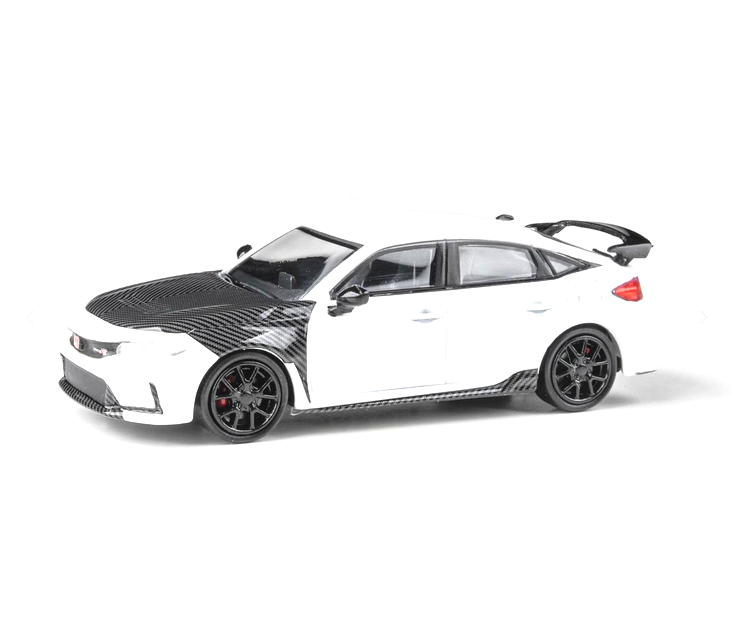 Honda Civic Type-R (FL5) LHD 2023 white/black 1:64 Para64