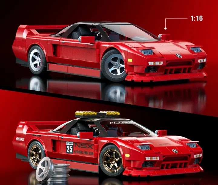 Acura NSX Hot Wheels *Elite Series* 1990 red 1:16 Hot Wheels Brick Shop