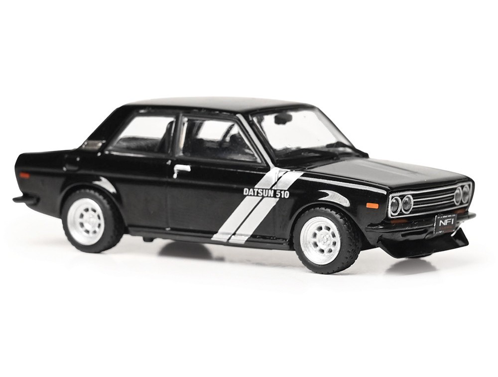 Datsun 510 black 1:64 Ixo America