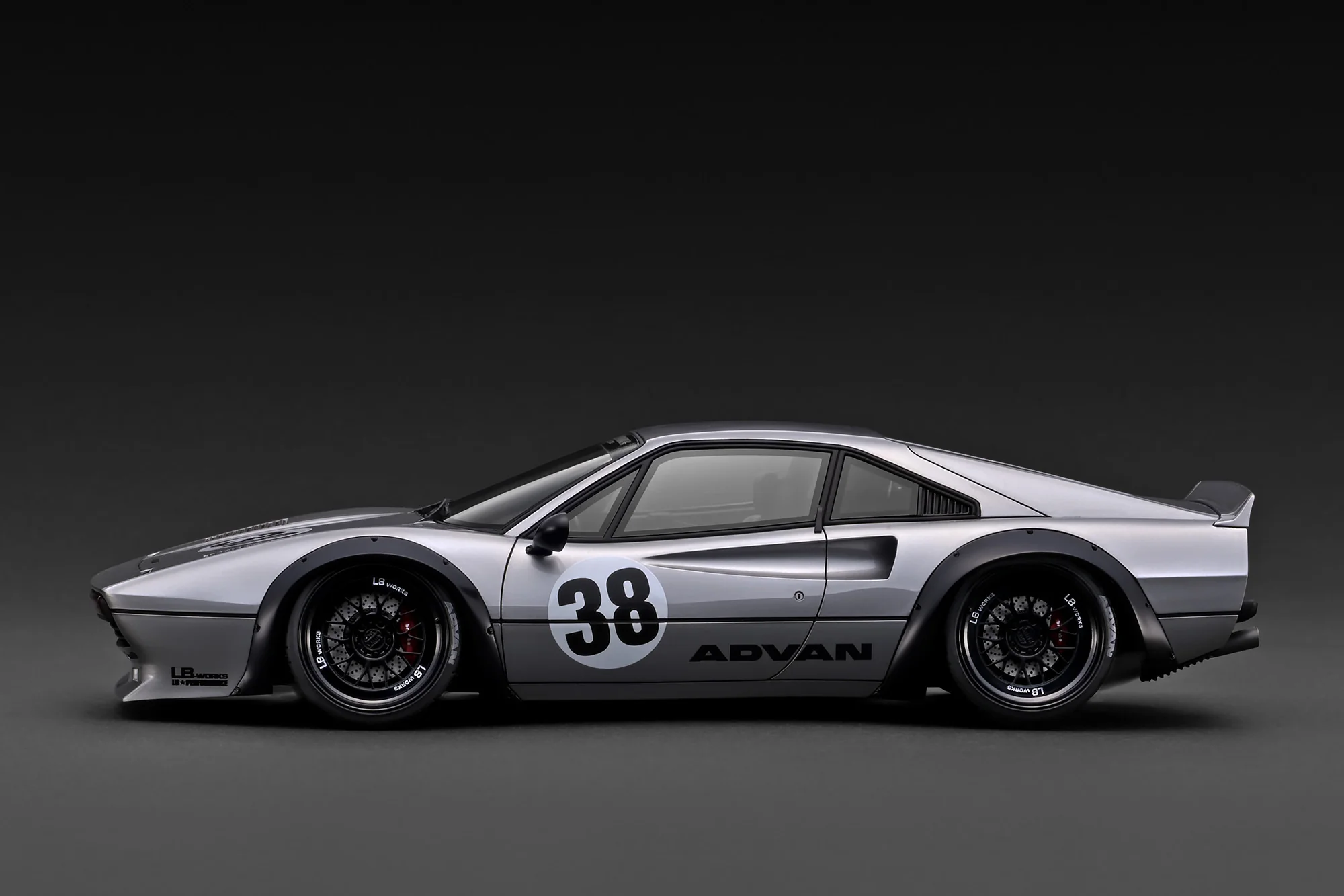 Ferrari LB-Works 308 silver 1:18 Ignition Model