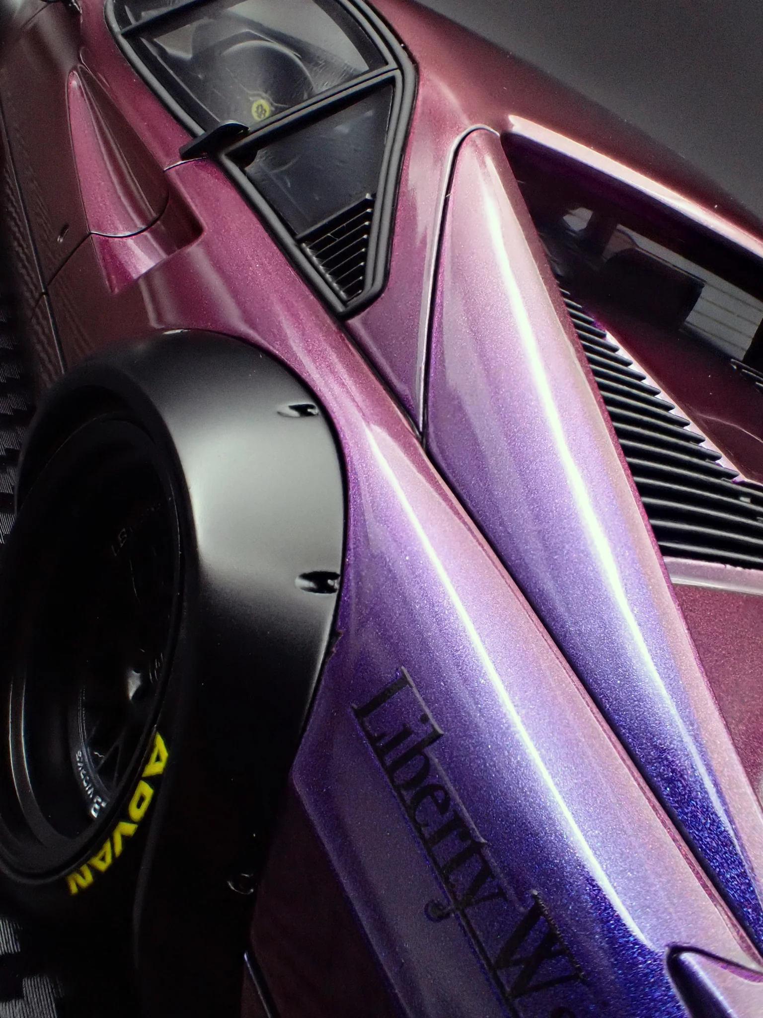 Ferrari LB-Works 308 purple metallic 1:18 Ignition Model