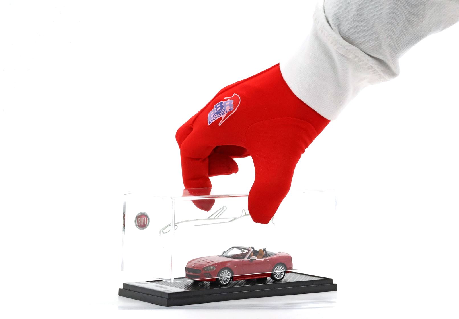 Fiat 124 Spider Rosso Passione 1:43 B.B.R.