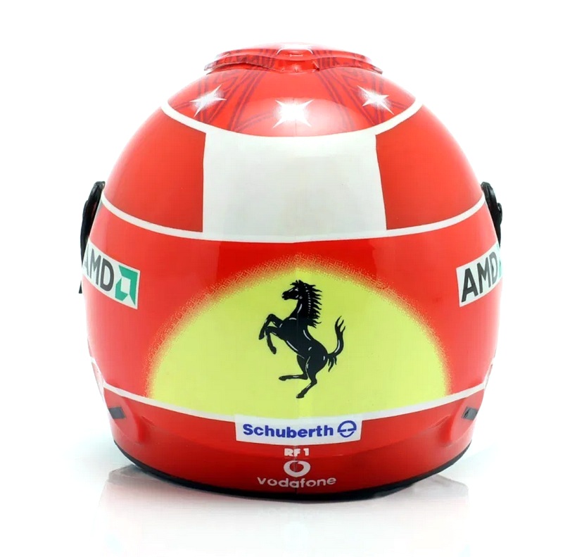 Helmet - M.Schumacher #1 Ferrari F1 World Champion 2004 1:5 Spark Editions