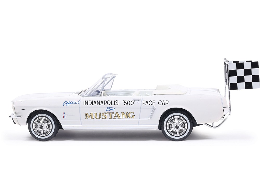 Ford Mustang Indycar Indianapolis 500 1964 Pace Car white 1:43 Ixo America