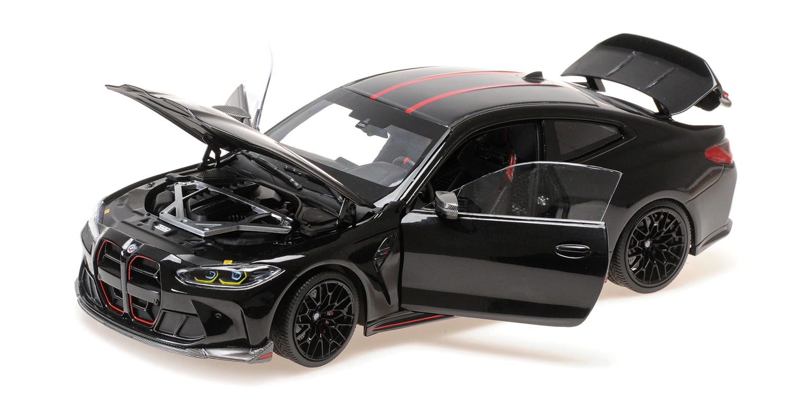 BMW M4 CSL 2023 black 1:18 Minichamps