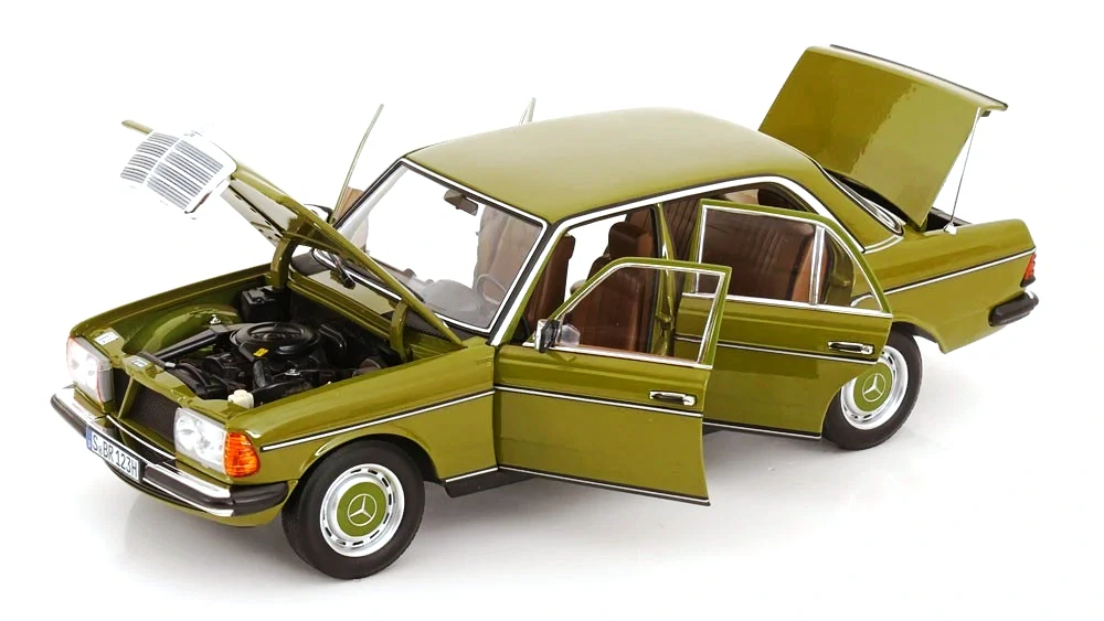 Mercedes-Benz 200 W123 agaven green 1:18 Norev