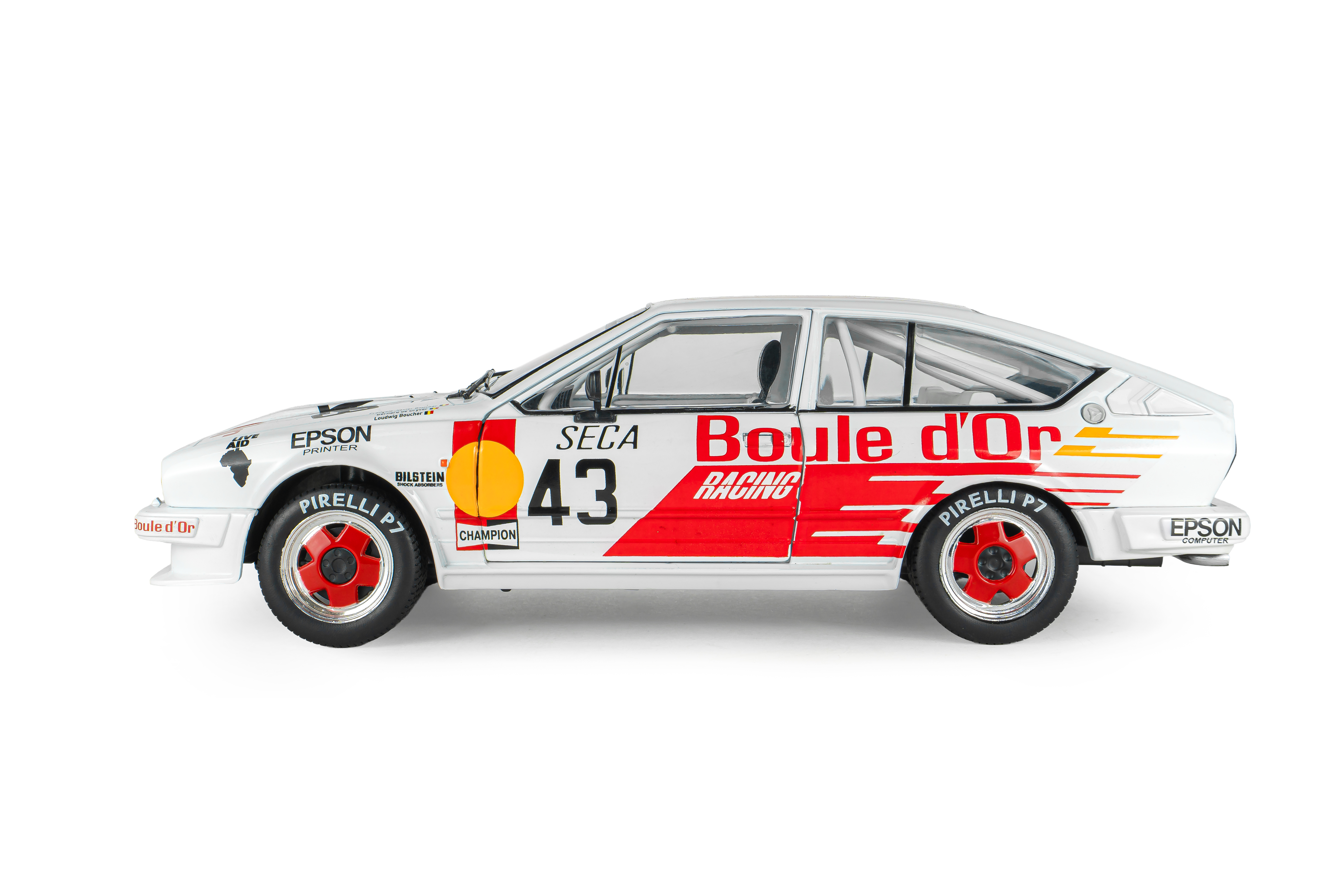 Alfa Romeo GTV6 #43 De Dryver/Boucher/Boucher 24H Spa 1985 1:18 Solido