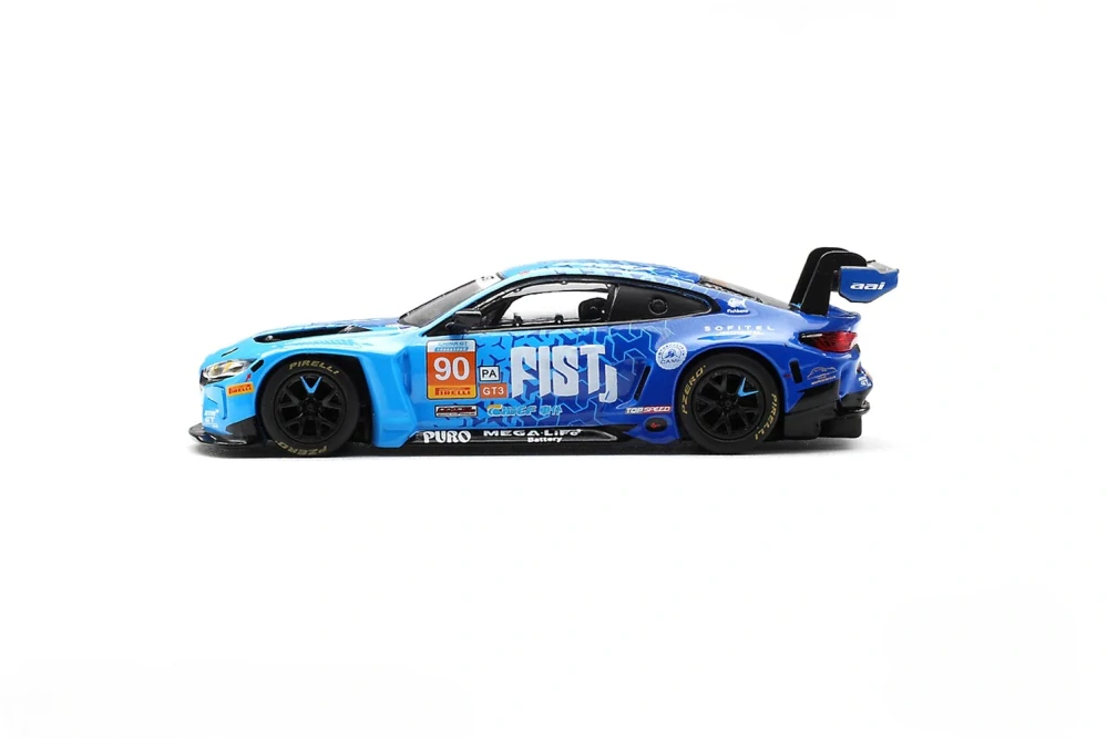 BMW M4 GT3 EVO FIST Team AAI #90 R.Huang/E.Johansson LHD China GT 2025 China Packaging 1:64 Mini GT