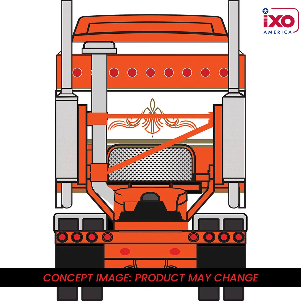 Kenworth K100 Aerodyne 1976 orange 1:64 Ixo America