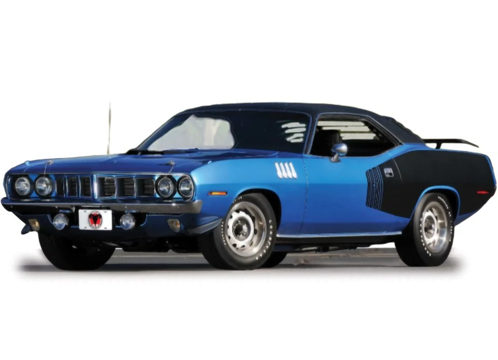 Plymouth Hemi 'Cuda 1971 B5 blue 1:43 Ixo America