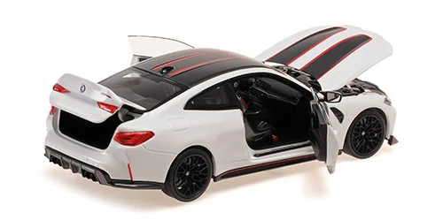 BMW M4 CSL 2022 white 1:18 Minichamps