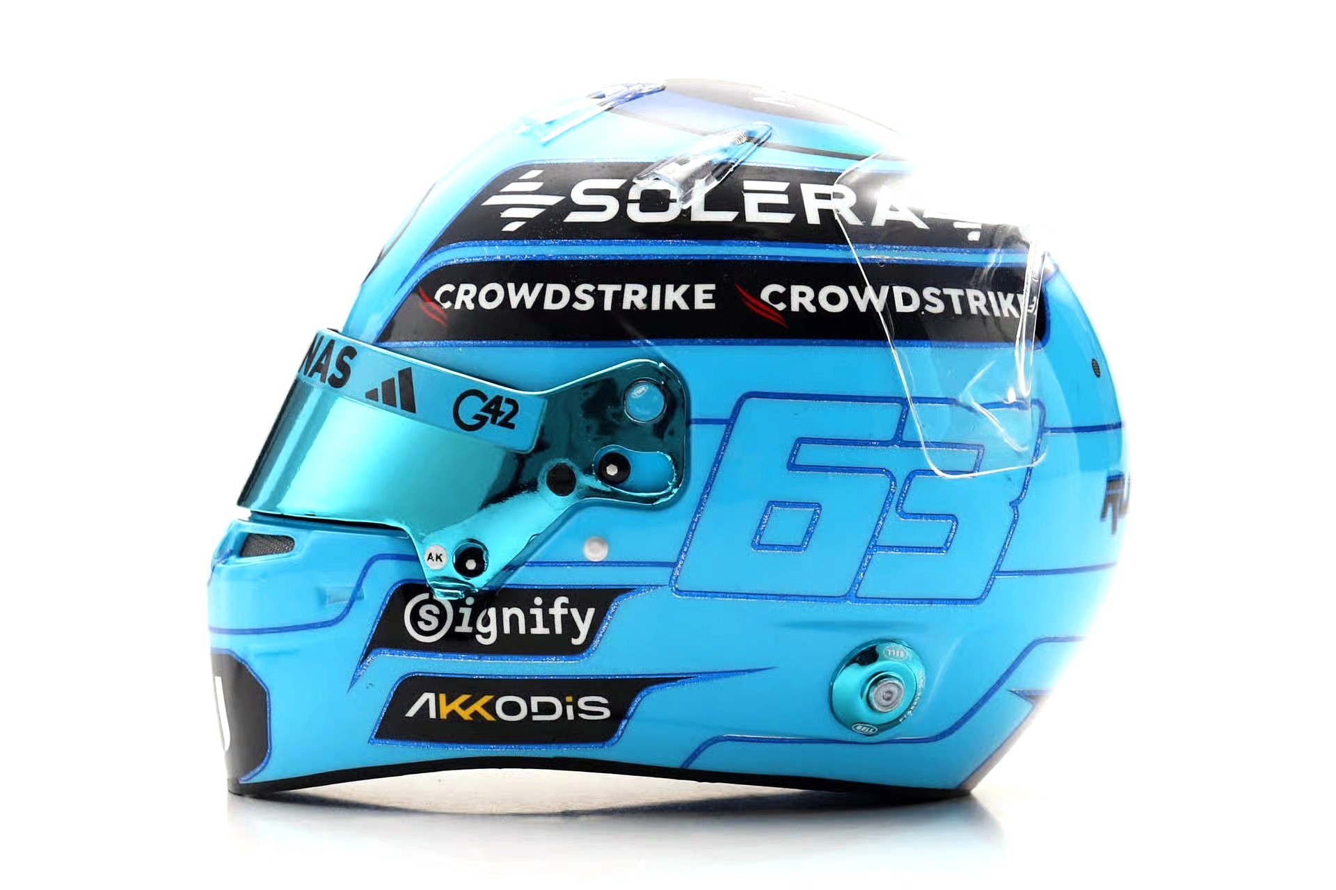 Helmet - George Russell - Mercedes-AMG Petronas F1 Team 2026 1:5 Spark