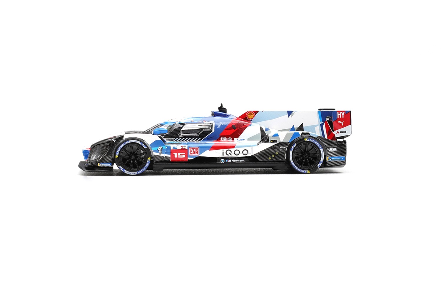 BMW M Hybrid V8 Hypercar BMW M Team #15 K.Magnussen/R.Marciello/D.Vanthoor WRT 24HRS Le Mans 2025 *Blister Packaging* 1:64 Mini GT
