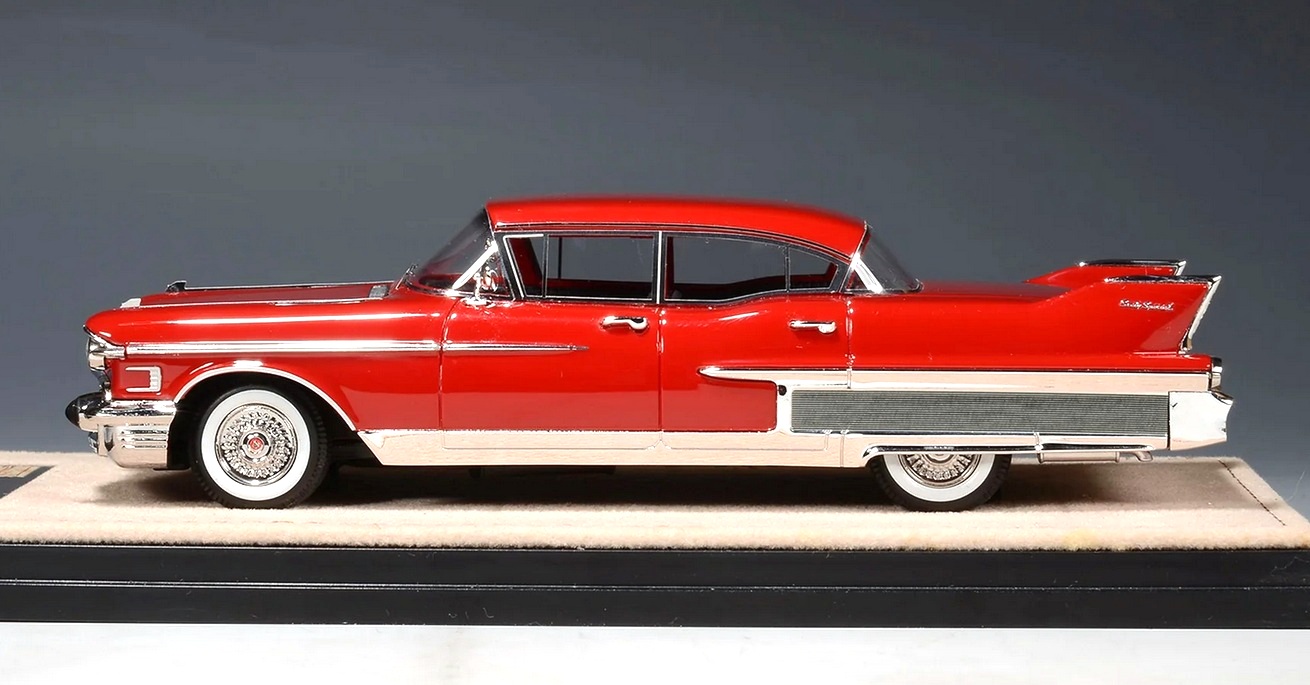 Cadillac Fleetwood Sixty Special 1958 Dakota red 1:43 Stamp Models