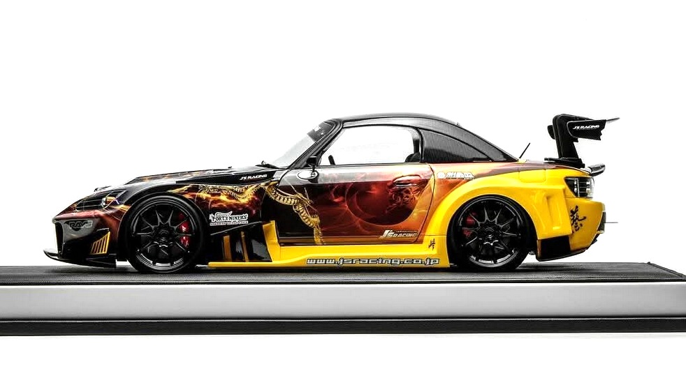 Honda S2000 Spider Hard-Top Closed J's Racing MAOU 2013 1:18 Motorhelix