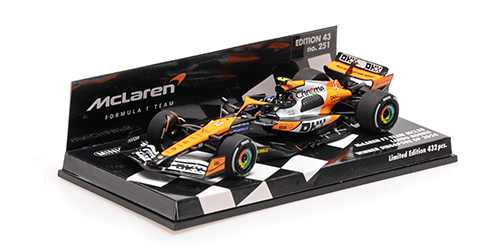 McLaren F1 Team MCL38 #4 L.Norris Winner Singapore GP 2024 1:43 Minichamps