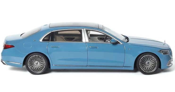 Mercedes-Maybach S-Class 2021 blue 1:18 Almost Real