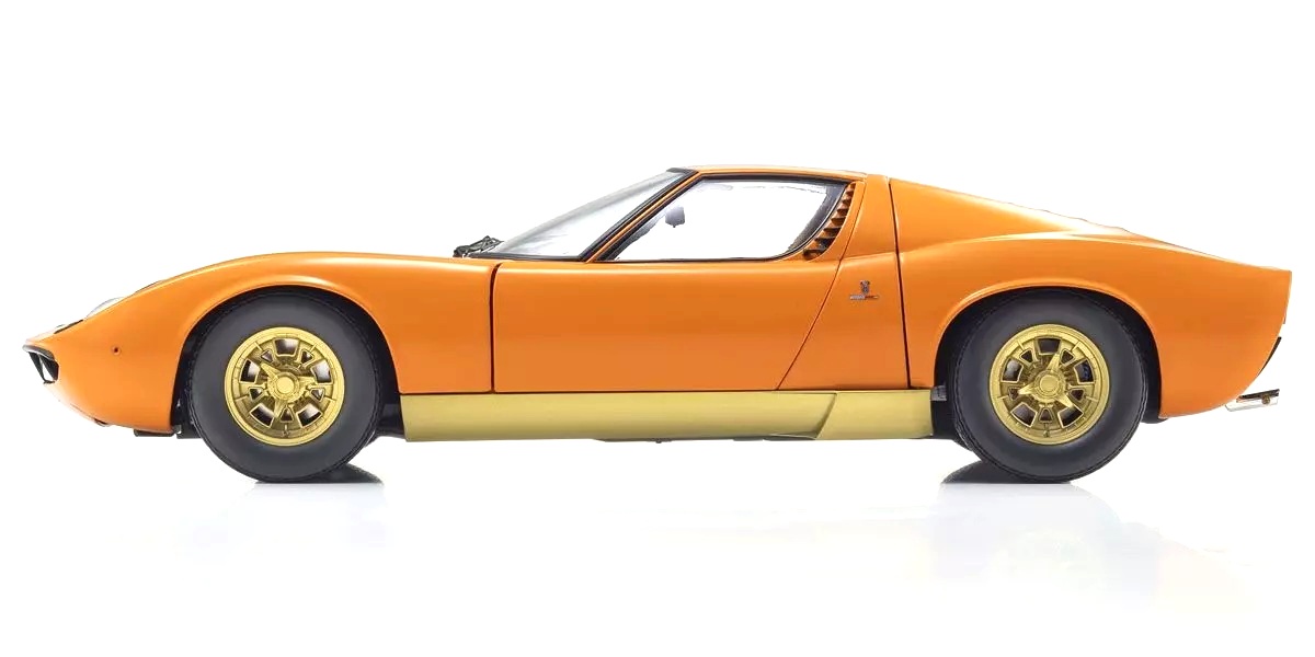Lamborghini Miura P400 1968 orange/gold 1:12 Kyosho