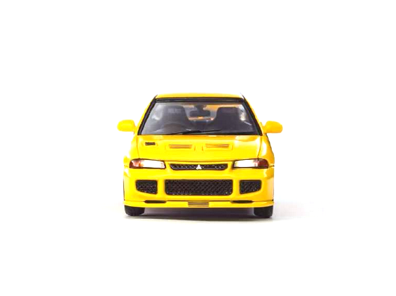 Mitsubishi Lancer Evolution III 1995 Light-Up yellow 1:64 Whelart