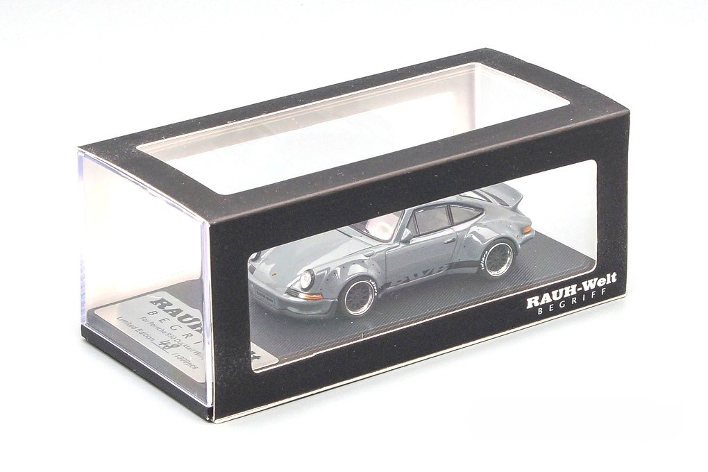 Porsche RWB 930 Ducktail Wing nardo gray 1:64 My Model Collect