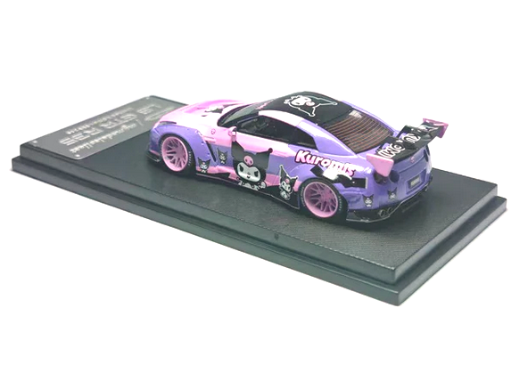 Nissan LB GTR R35 1.5V *KUROMI* pink/purple 1:64 My Model Collect