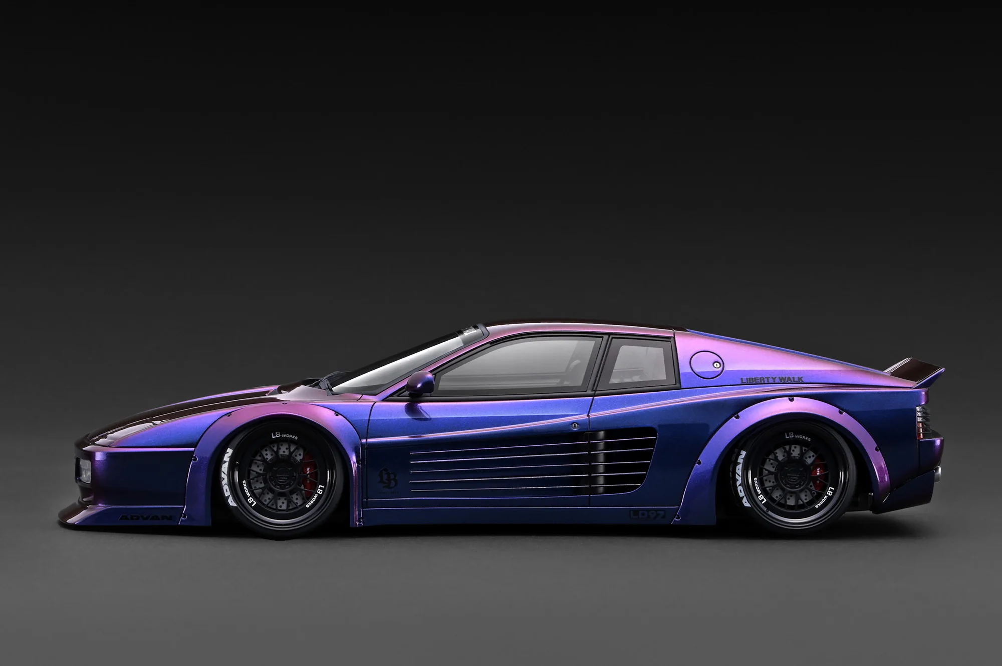 Ferrari LB-Works 512 purple metallic 1:18 Ignition Model