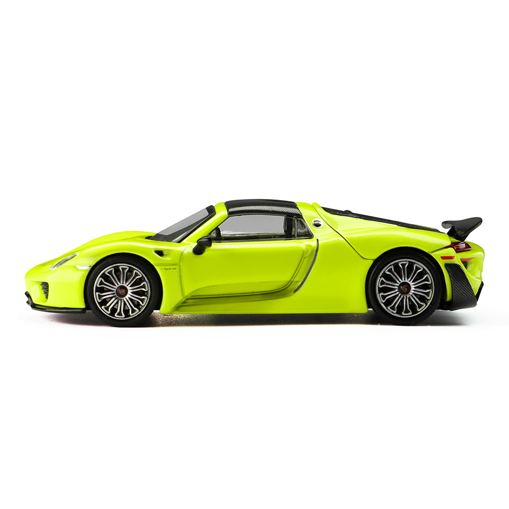 Porsche 918 Spyder acid green 1:64 Trends Hobby