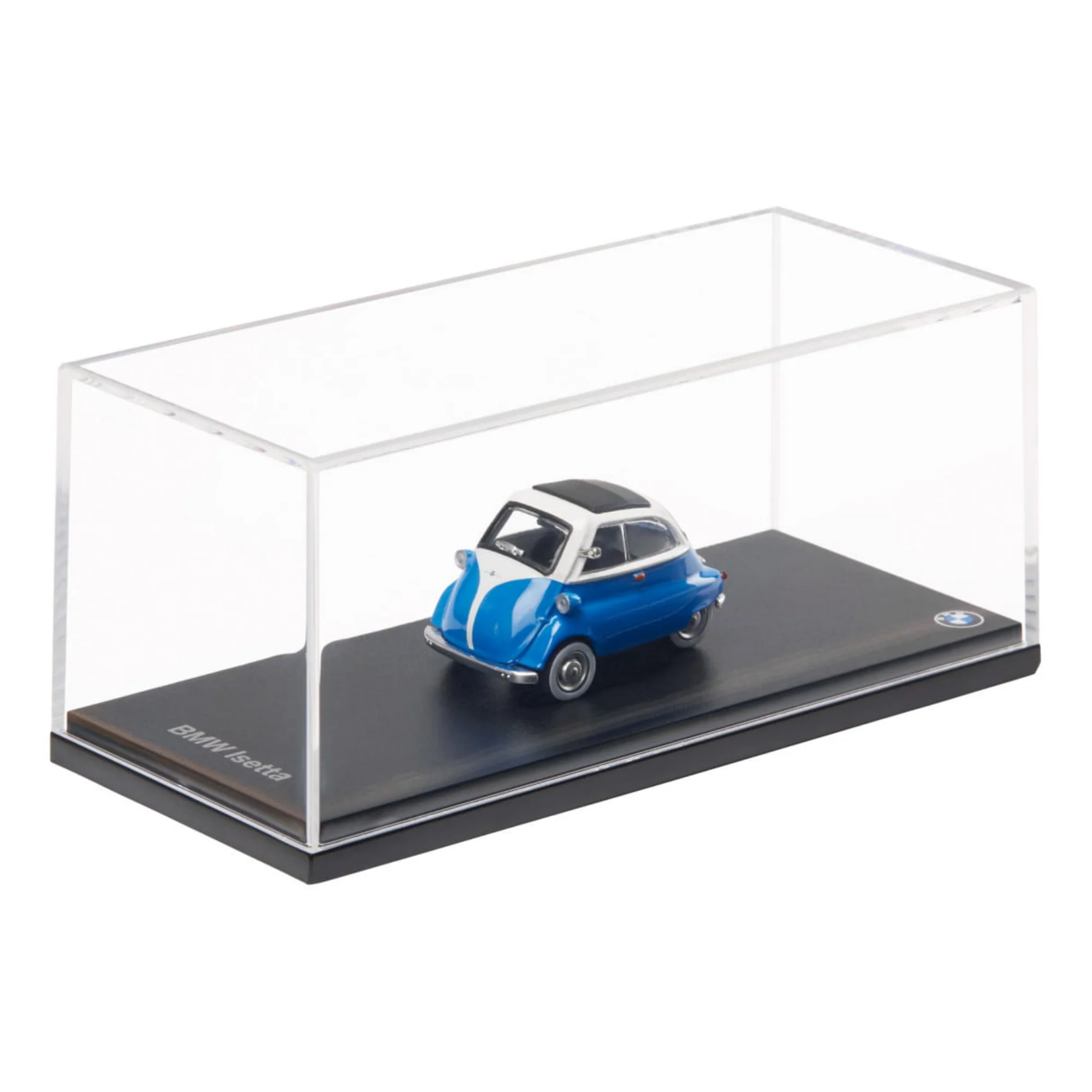BMW Isetta Closed Roof 1960 blue/white 1:64 Minichamps