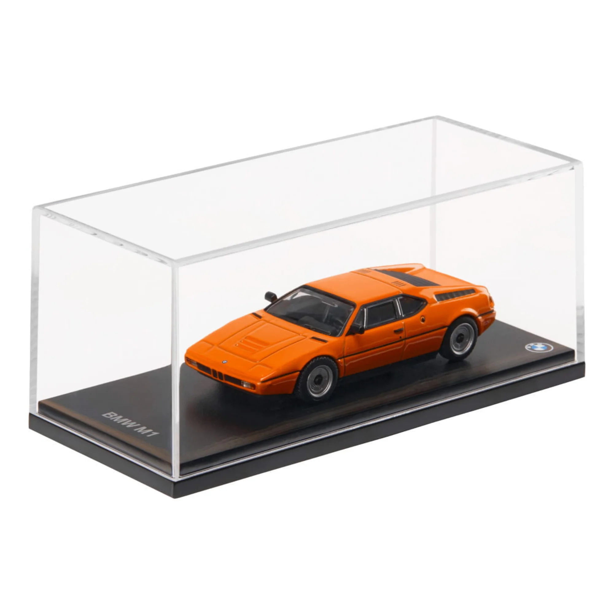 BMW M1 Coupe 1978 orange met 1:64 Minichamps
