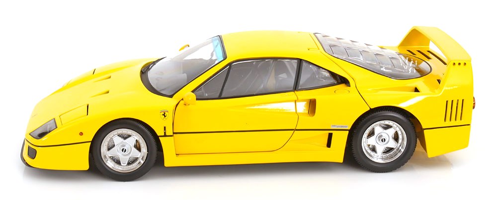 Ferrari F40 1987 yellow 1:12 KK Scale