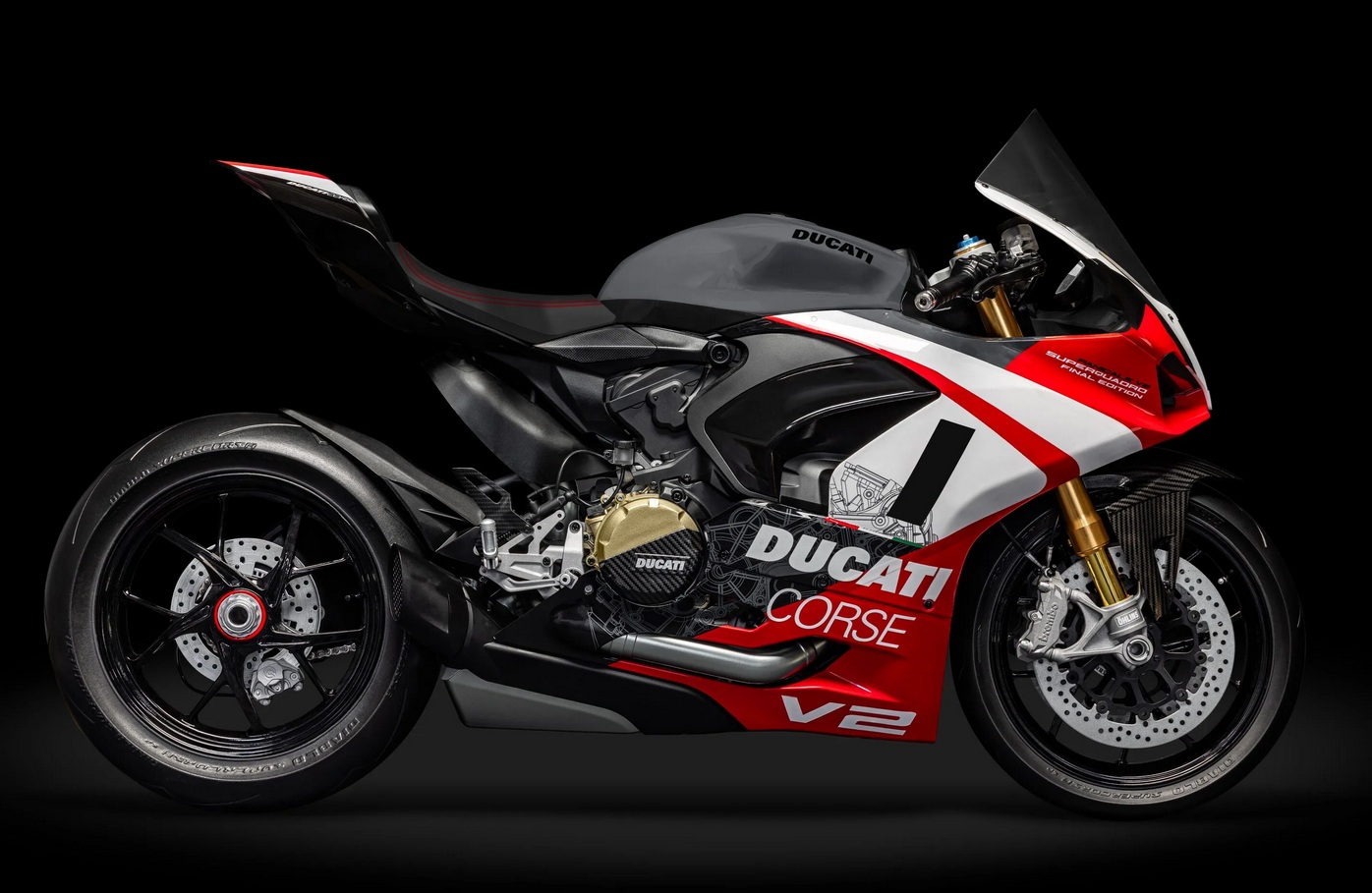 Ducati Panigale V2 Superquadro Final Edition Model Kit 1:4 Pocher
