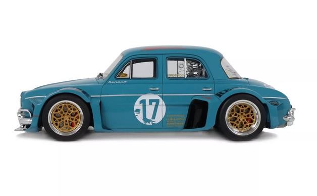 Renault Dauphine La Brute SEMA 2024 Best of Show green with patina 1:18 OttOmobile