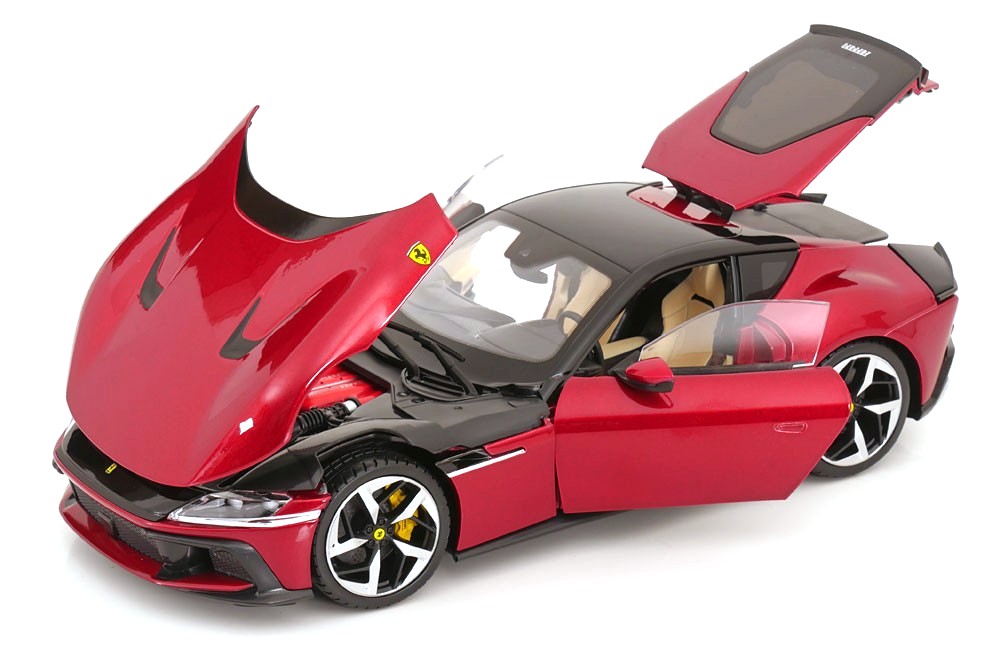 Ferrari 12Cilindri 2024 rosso Imola with Showcase 1:18 Polistil