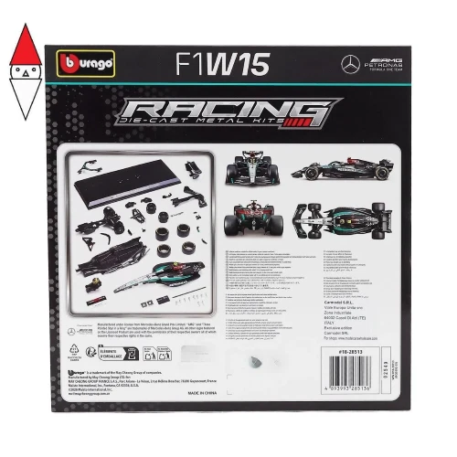 KIT - Mercedes-Benz AMG W15 #44 Lewis Hamilton 2024 1:24 Bburago