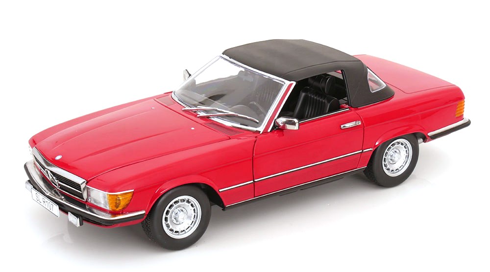 Mercedes-Benz 450SL R107 Europe 1985 red 1:12 KK Scale