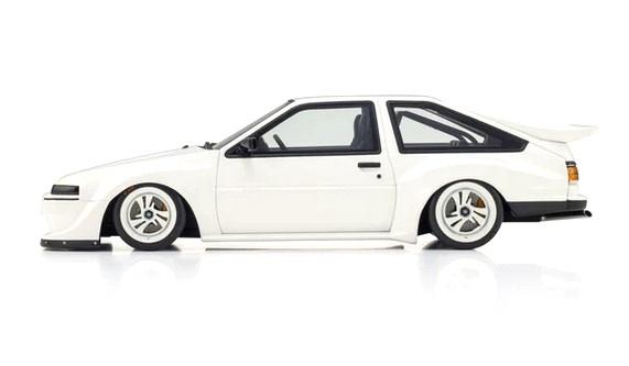Toyota Sprinter Trueno AE86 Khyzyl Saleem 1983 white 1:18 Kyosho