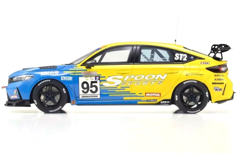 Honda Civic Type-R FL5 #95 Spoon Sport 2023 1:18 Kyosho