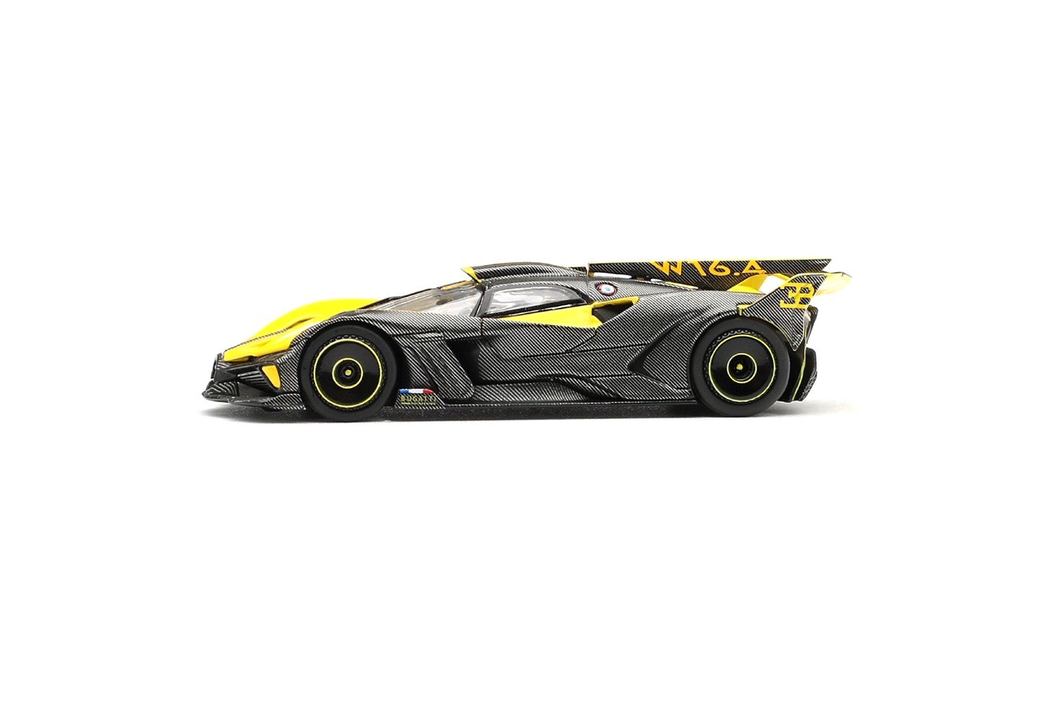 Bugatti Bolide 2020 yellow 1:64 Mini GT