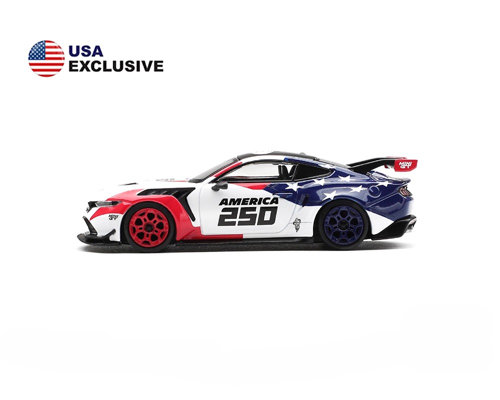 Ford Mustang GTD *America 250* USA Exclusive 2026 *Blister Packaging* 1:64 Mini GT