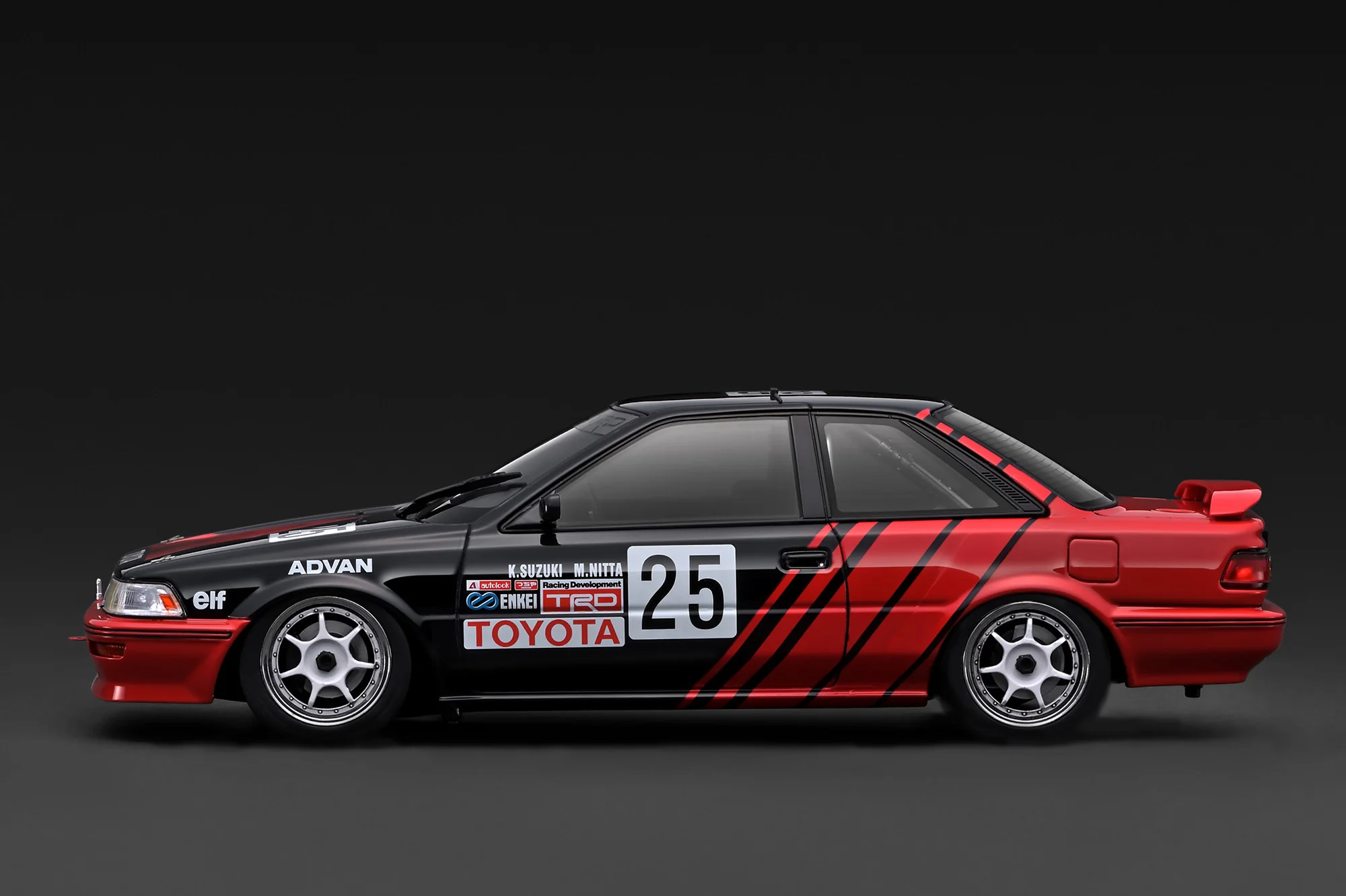 Toyota Corolla Advan Levin #25 JTC 1991 1:18 Ignition Model