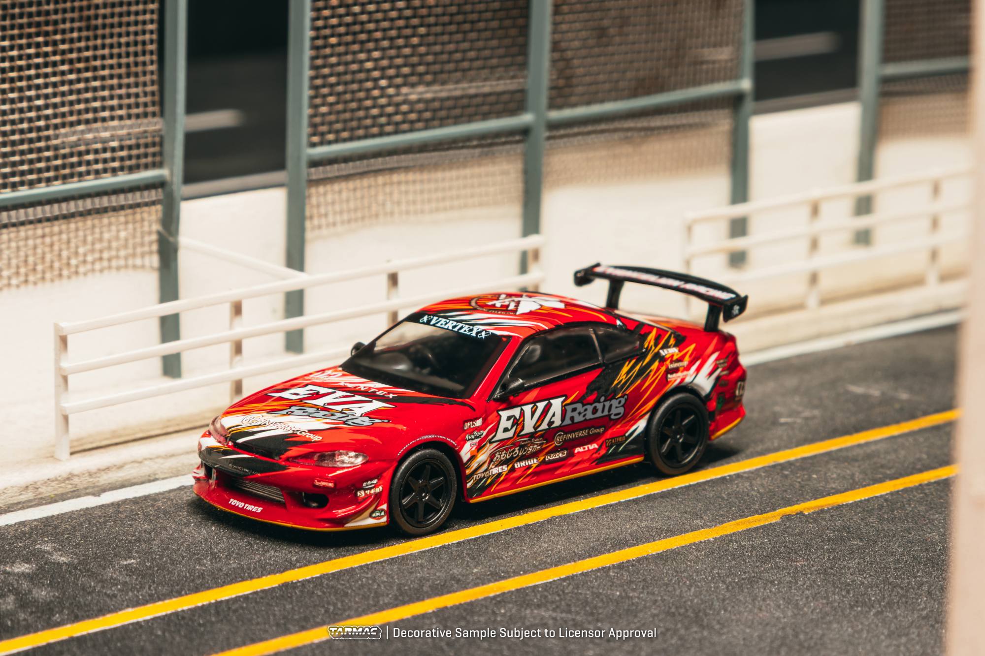 Nissan Silvia (S15) EVA RT Production Model-02 2025 red 1:64 Tarmac