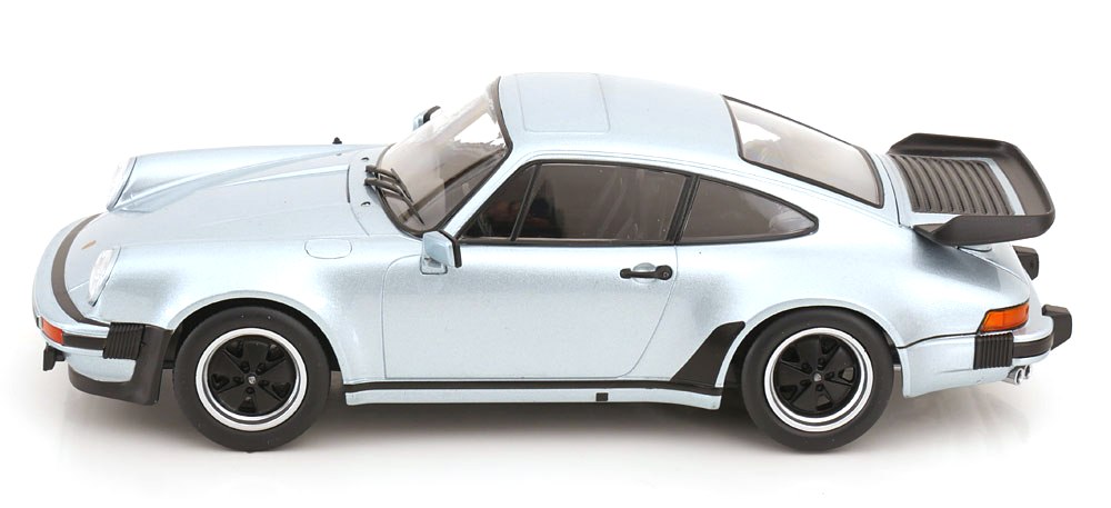 Porsche 911 930 Turbo 3.3 1977 silver 1:18 KK Scale