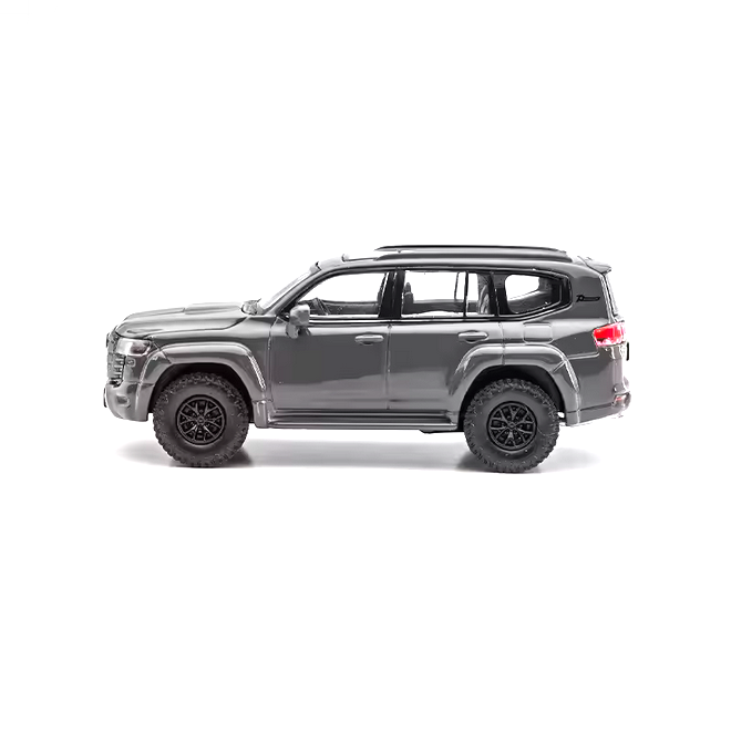 Toyota Land Cruiser LC300 black diamond gray 1:64 Massdi