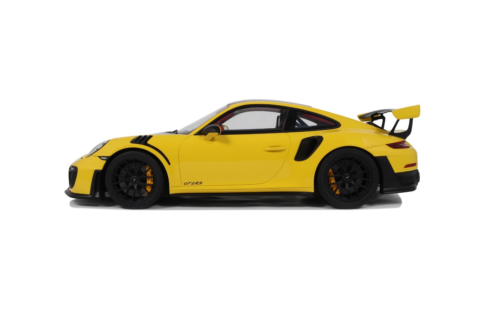 Porsche 911 (991.2) GT2 RS 2018 yellow 1:12 GT Spirit