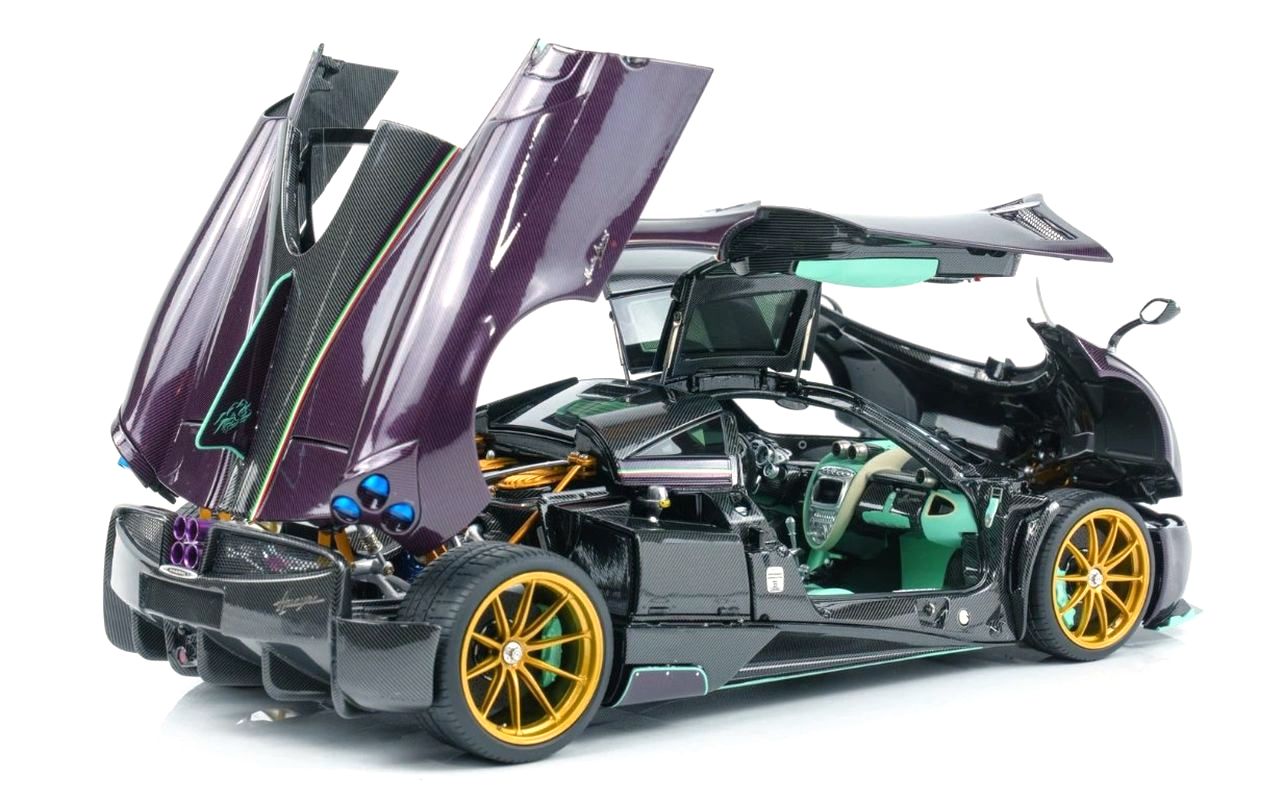 Pagani Huayra Dinastia Yazi 2026 purple i 1:18 Almost Real