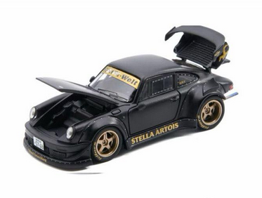 Porsche RWB 930 *Stella Artois* black 1:64 Almost Real
