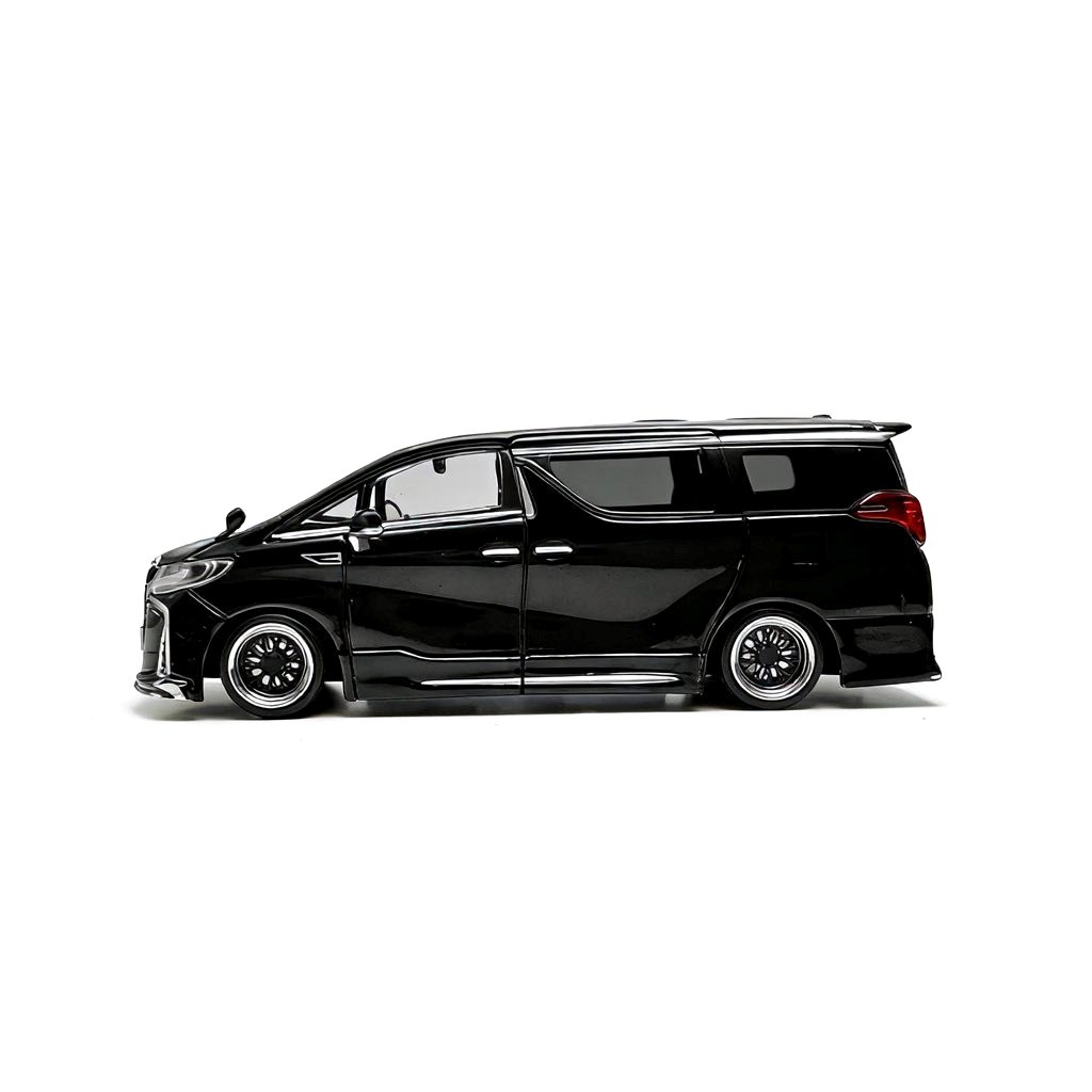 Toyota Alphard Customized Version black 1:64 ModelModel