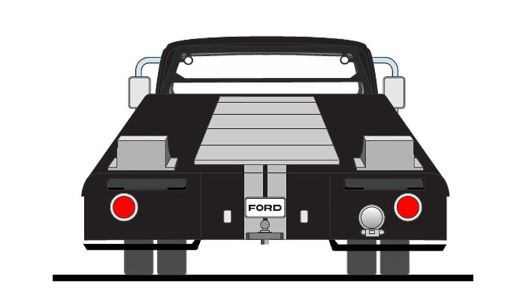 Ford F-350 Ramp Truck for GT40 #2 24H Le Mans 1966 1:18 Acme Diecast