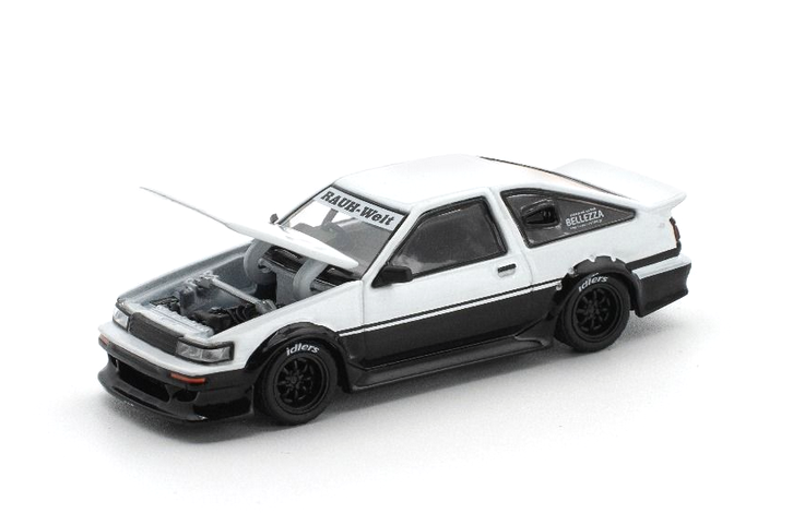 Toyota RWB AE86 white/black 1:64 Pop Race